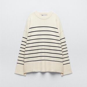 Zara striped summer sweater
